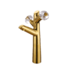 single lever tall basin mixer - CRYSTA GOLD