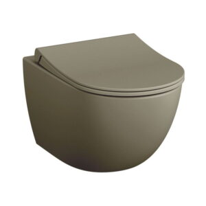 Sento Rim-Ex Wall Hung WCWith Bidet Function, Matte Mink