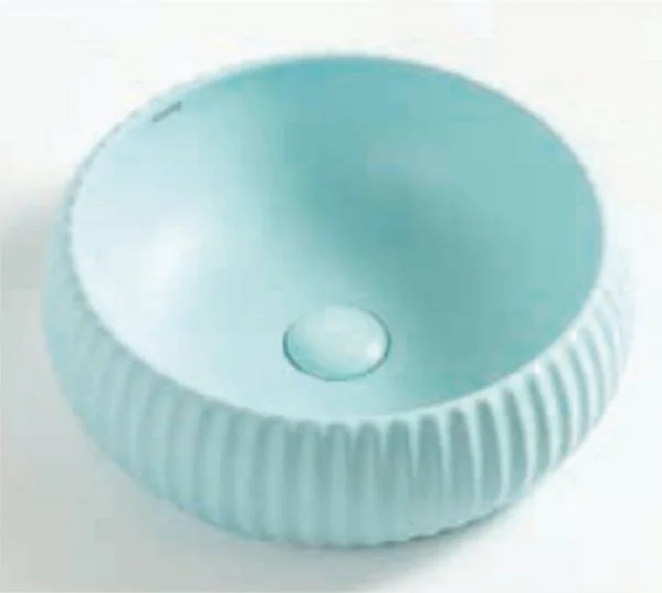 Above Counter Basin - Shell (Sky Blue)