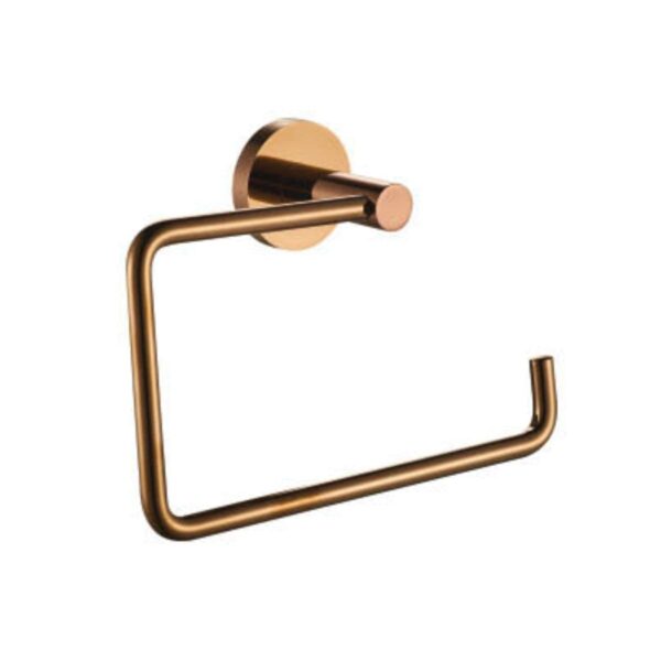 ACCESSORIES Single Towel Ring Rose Gold - Colston Accessories - Single Towel Rail