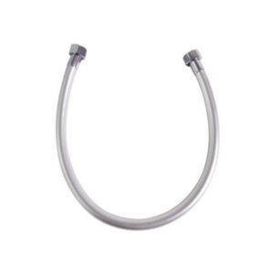 ACCESSORIES Tap Connector Hose Pipe Silver Gray 60 cm - Home