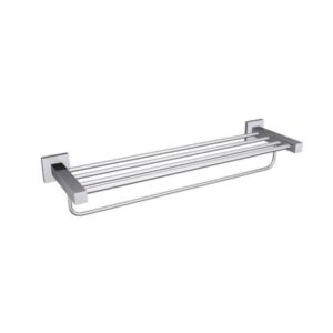 ACCESSORIES Towel Rack with Lower Hanger Chrome - Home