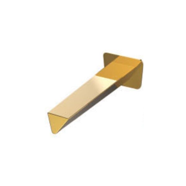 AURA GOLD Bathtub Spout with Wall Flange - Colston - Aura - Concealed