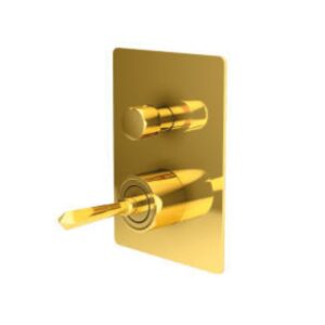 AURA GOLD Concealed Diverter 3 Outlets with Trim Handle - Home