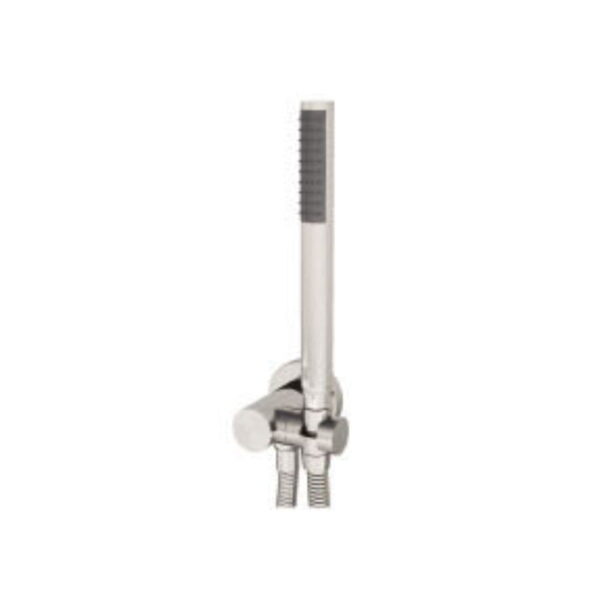 HUBLET NICKLE POLISH Hand Shower with Holder Hose Pipe - Colston - Hublet - Hand Shower (with Holder & Hose Pipe)
