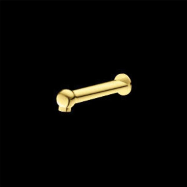 MARVELLA GOLD Bathtub Spout with Wall Flange - Colston - Marvella - Bathtub Spout with Wall Flange