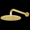 MARVELLA GOLD SHOWER HEAD COMBO Shower Head 250 x 250 x 8 mm Shower Arm 350 x 26 mm - Colston - Marvella - Single Lever Kitchen Sink Mixer