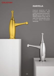 Marvella scaled medium - Colston - Marvella - Single Lever Wall Mixer (Optimal Hand Shower Provision)