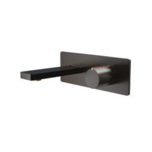 OLIVE BLACK Wall Mounted Concealed Basin Mixer with Spout - Home