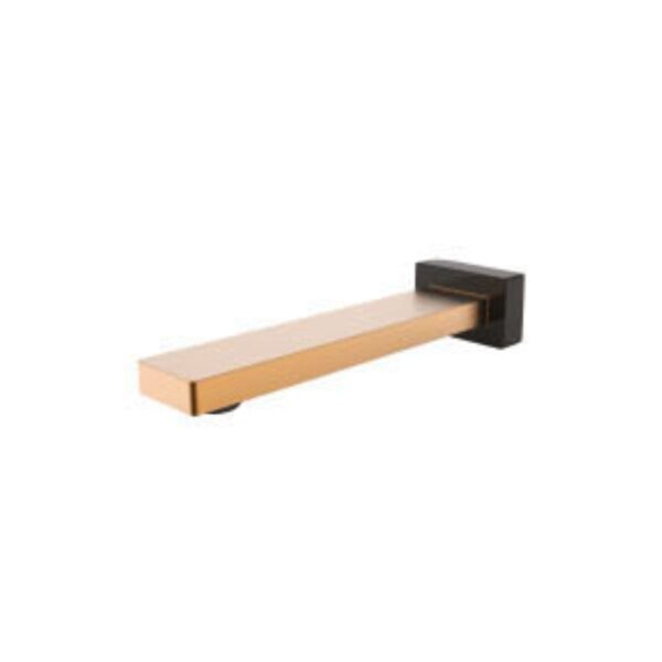 OLIVE ROSE GOLD Bathub Spout with Wall Flange - Colston - Olive Black - Bathtub Spout with Wall Flange