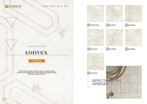 STARCO Collection Convex 6 - Ceramic Collection - Convex