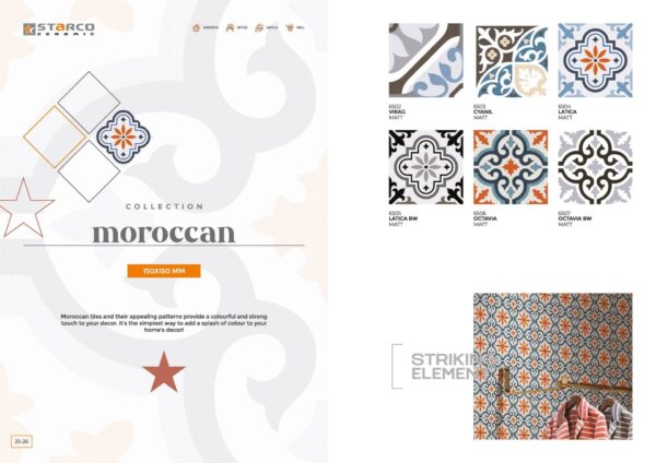 STARCO Collection Moroccan 2 - Ceramic Collection - Moroccan
