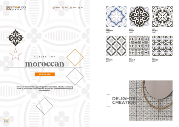 STARCO Collection Moroccan 3 - Ceramic Collection - Moroccan