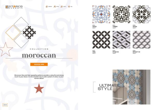 STARCO Collection Moroccan 4 - Ceramic Collection - Moroccan