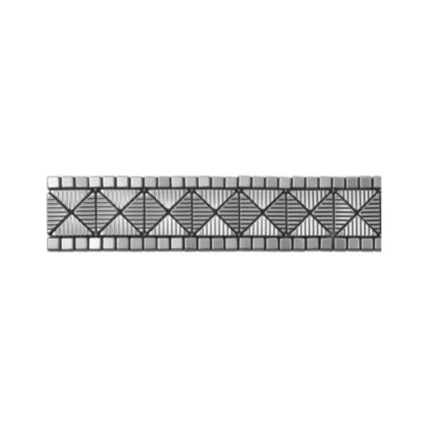 Steel Mosaics BDR 6 - Steel Mosaic Tiles - BDR 6