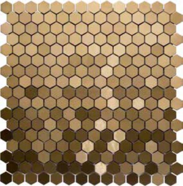 Steel Mosaics H4 - Steel Mosaic Tiles - H4