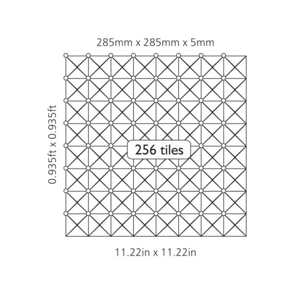 Steel Mosaics Z15 2 - Steel Mosaic Tiles - Z15