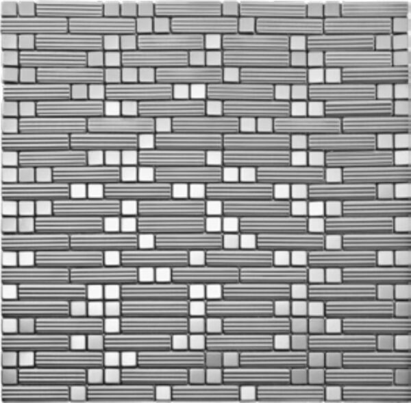 Steel Mosaics Z20 - Steel Mosaic Tiles - Z20