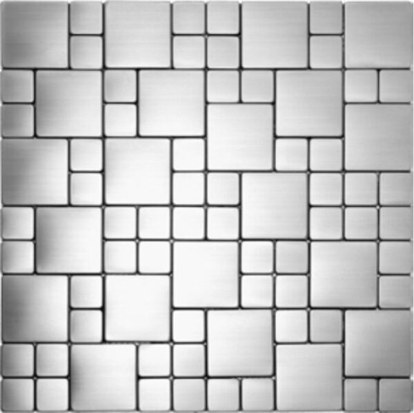 Steel Mosaics Z22 - Steel Mosaic Tiles - Z22