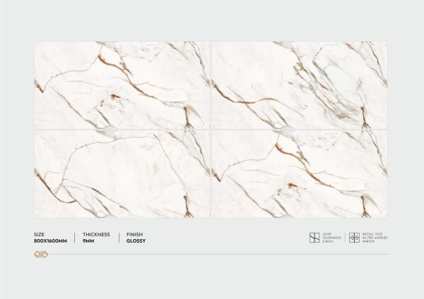 Abiding Glossy Collection Apolish White 1 scaled - Endless Tiles in 800x1600 MM - Apolish White