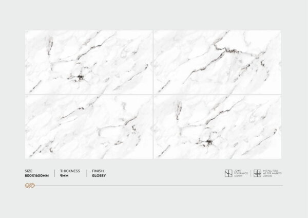 Abiding Glossy Collection Calcutta Lucca 1 scaled - Endless Tiles in 800x1600 MM - Calcutta Lucca
