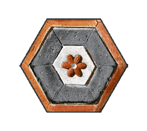 Floral Stone min - Floral Stone - Hexagon