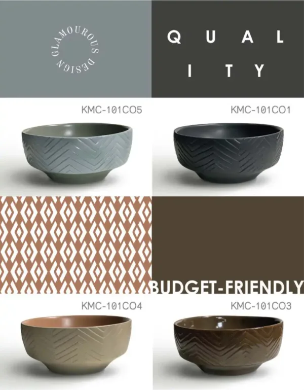 101 1 - Ceramic Countertop Washbasin - KMC-101C02
