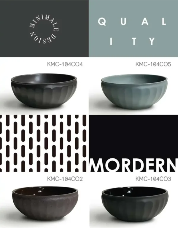 104 1 - Ceramic Countertop Washbasin - KMC-104C02