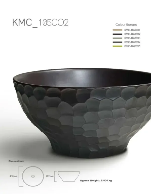 105 - Ceramic Countertop Washbasin - KMC-105C03