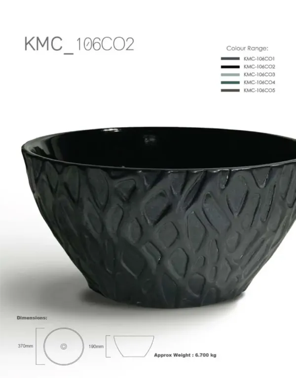 106 - Ceramic Countertop Washbasin - KMC-106C01