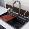 Digital Workstation Kitchen Sink with RO Tap4 - Muniq Digital Workstation Kitchen Sink with RO Tap