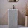 Arifical Stone freestanding page 0018 - MUNIQ- Artificial Stone Freestanding Washbasin - Light Grey