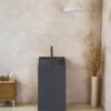 Arifical Stone freestanding page 0024 - MUNIQ- Artificial Stone Freestanding Washbasin - Dark Grey