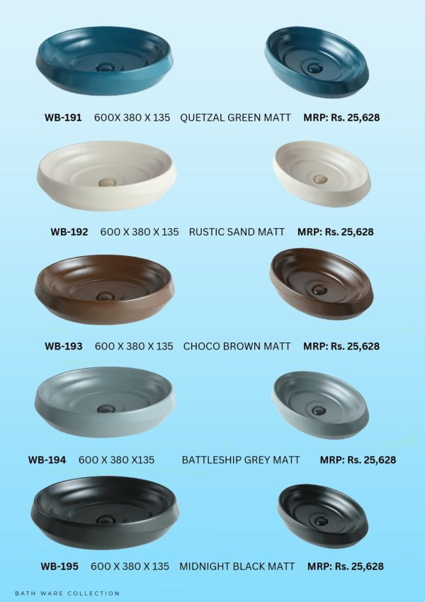 Basins page 0025 - MUNIQ - Washbasins - Oval Light Pattern