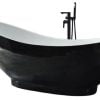 img118 1 - Acrylic Bathtub - White & Black