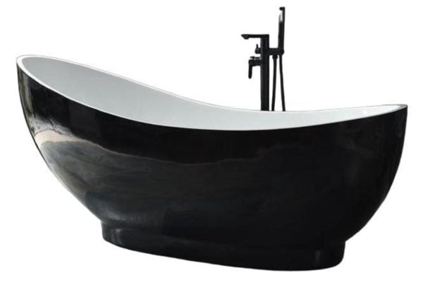 img118 1 - Acrylic Bathtub - White & Black