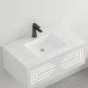 IMG 20240413 144238 - MUNIQ - Rockslate Washbasin - White Gold Line