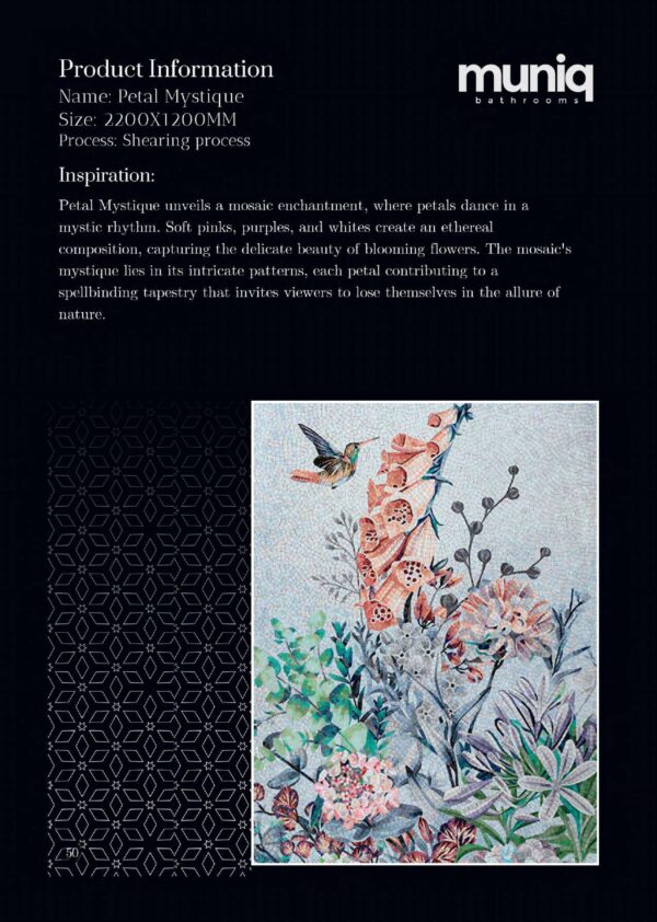 Muniq Mosaic min compressed 1 page 0052 scaled - MUNIQ - Mosaics - Petal Mystique