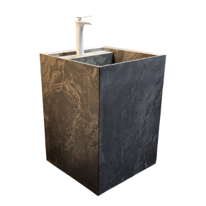 Muniq - Freestanding Basin - Italiano mineral coal