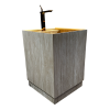 Muniq Freestanding Basin Italiano traverting sand D - Muniq - Freestanding Basin - Italiano traverting sand D