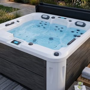 Luxury Whirlpool Jacuzzi Spa with Hydro Massage Jets & Digital Controls